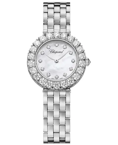 Chopard L'Heure Du Diamant Mother of Pearl Dial 10A178-1606 in White Gold Women's Watch (arb9333)