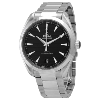 Pre-owned Omega Seamaster Aqua Terra Mens Watch, Automatic Black Dial (Art: 220.10.41.21.01.001) (black, arb20043)