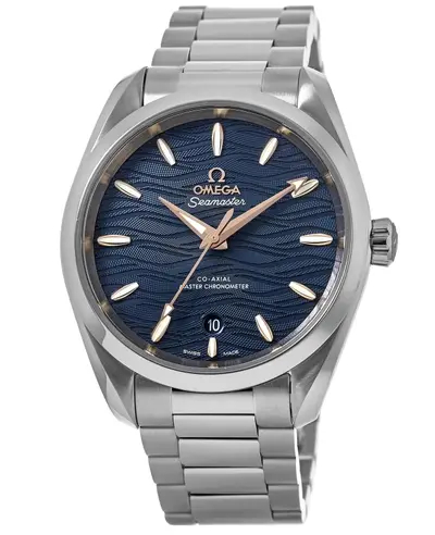 Omega Seamaster Aqua Terra Men's Watch 38mm Blue Dial Steel Case 220.10.38.20.03.002 (blue, arb9776)