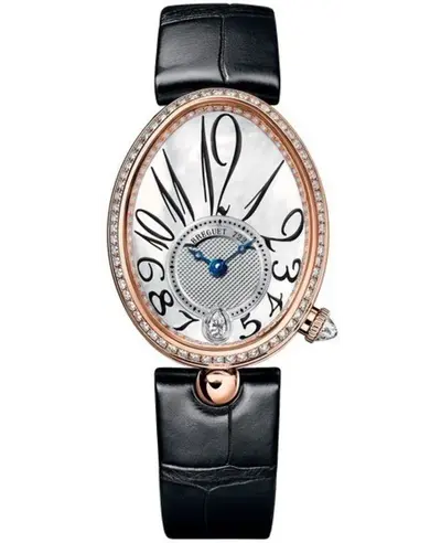Breguet Reine de Naples 8918BR58964D00D3L - Rose Gold Case Mother of Pearl Dial Diamond Automatic Women's Watch (arb11197)