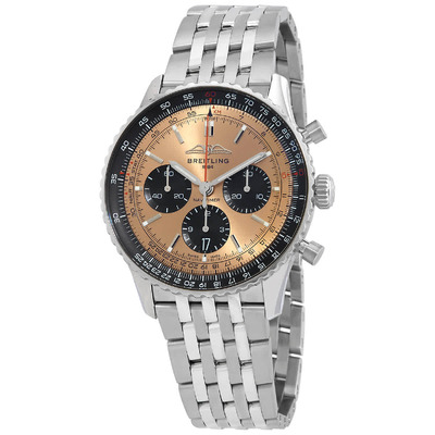 AB0138241K1A1 Breitling Navitimer Chronograph Automatic Chronometer Brown Dial Mens Watch (brown, arb1314)