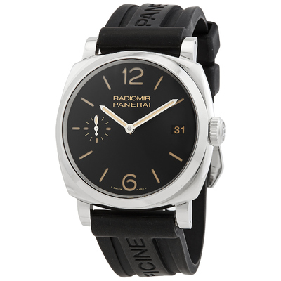 PAM00514: Panerai Radiomir 1940 Mens Chronograph Analog Watch, Black Dial Brown Leather Strap (black, arb24767)