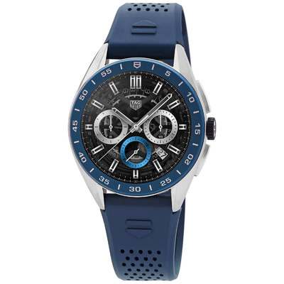 Tag Heuer Connected Analog-Digital Black Dial Mens Smart Watch SBR8A11.BT6260 (black, arb5076)