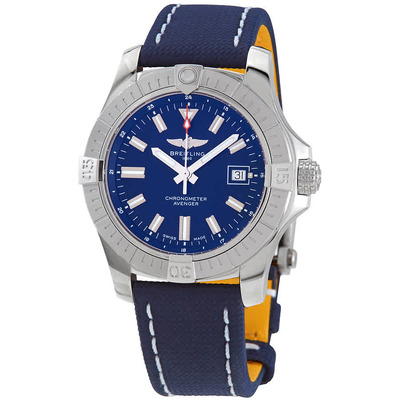 Breitling Avenger 43 Mens Automatic Blue Dial Watch A17318109C1X2 A17318101C1X2 (blue, arb457)