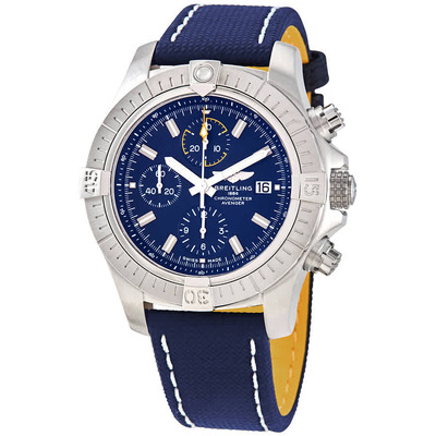 Breitling Avenger Chronograph Automatic Blue Dial Mens Watch A13317101C1X1 (blue, arb695)