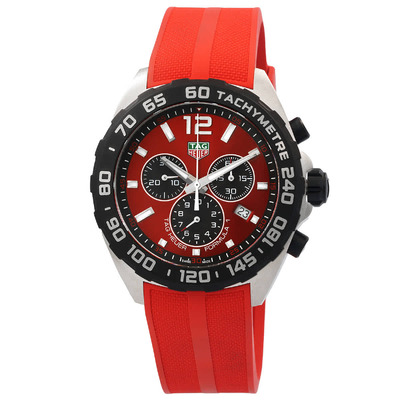 Tag Heuer Formula 1 Chronograph Red Dial Mens Watch CAZ101AN.FT8055 (black, arb5573)
