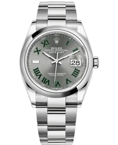 Rolex Datejust 36 Slate Dial Women's Watch Model M126200-0018 (arb12020)