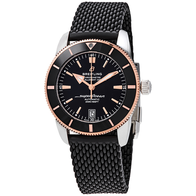 Pre-owned Breitling Superocean Heritage II UB2010121B1S1 Automatic Chronometer Black Dial Men's Watch (black, arb17878)