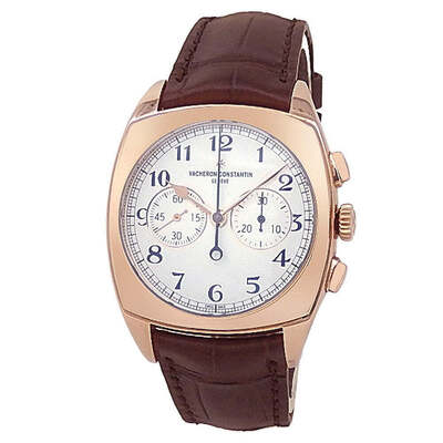 Vacheron Constantin Harmony Chronograph Silver Dial Mens Watch 5000s/000r-b139 (brown, arb6883)