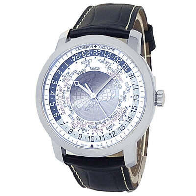 Vacheron Constantin Traditionnelle World Time Automatic Mens Watch 86060/000G-8982 (black, arb8010)