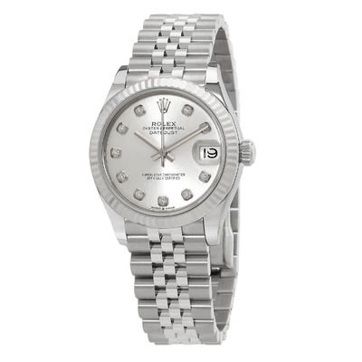 Rolex Datejust 31 Automatic Diamond Silver Dial Ladies Watch Ref:278274SDJ (arb7812)