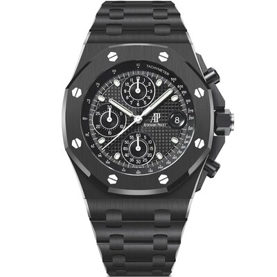 AP 26238CE OO 1300CE Royal Oak Offshore Chronograph Automatic Black Dial Mens Watch Audemars Piguet 26238CE.OO.1300CE.01 (black, arb831)