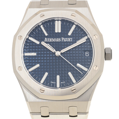 Audemars Piguet Mens Royal Oak Automatic Watch 15510ST.OO - Blue Dial 15510ST.OO.1320ST.06 (blue, arb801)