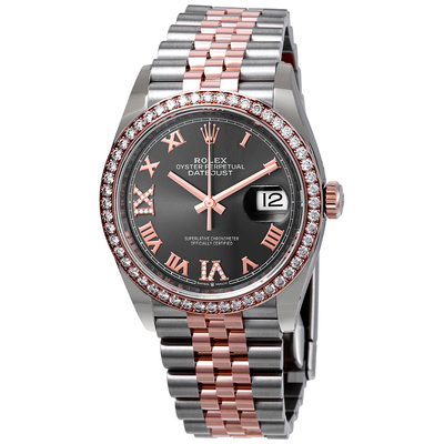 Pre-owned Rolex Datejust 36mm Rhodium Dial Mens Watch Ref:126281RRDJ 126281 RRDJ (arb5969)