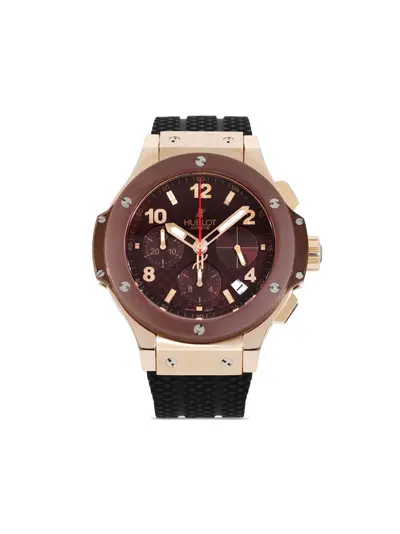 Hublot Big Bang 41mm - Pre-Owned, Article [20007004], Brown Dial, Rose Gold Case with Rubber Strap (arb16082)