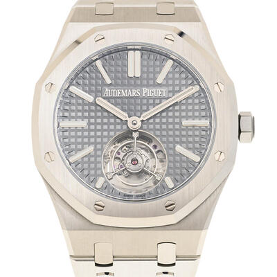 Audemars Piguet Royal Oak Tourbillon Automatic Grey Dial Mens Watch 26730STOO1320ST06 26730ST.OO.1320ST.06 (arb1161)