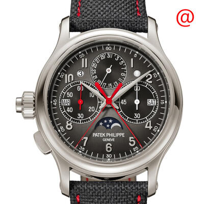 Patek Philippe 5373P-001 Grand Complications Perpetual Chronograph Mens Watch Charcoal Dial (black, arb5447)