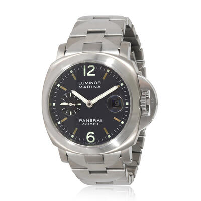 Pre-Owned Panerai Luminor Automatic Grey Dial Mens Watch PAM00091 (arb5943)