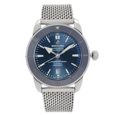 Pre-owned Breitling Superocean Heritage Automatic Chronometer Blue Dial Mens Watch AB2020161C1A1 (blue, arb7126)