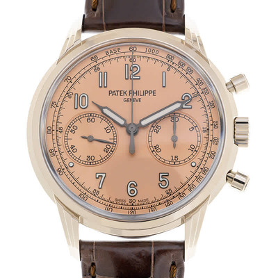 Patek Philippe 5172G-010 Mens Hand Wind Chronograph Opaline Dial Watch (brown, arb6382)