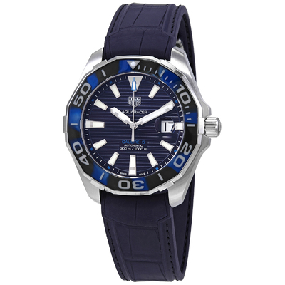 Pre-owned Tag Heuer Aquaracer Watch, WAY201P.FT6178 (black, arb4801)