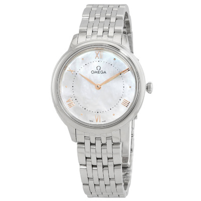 Omega De Ville Quartz White Dial Ladies Watch Ref. 4341030605001 434.10.30.60.05.001 (arb6215)