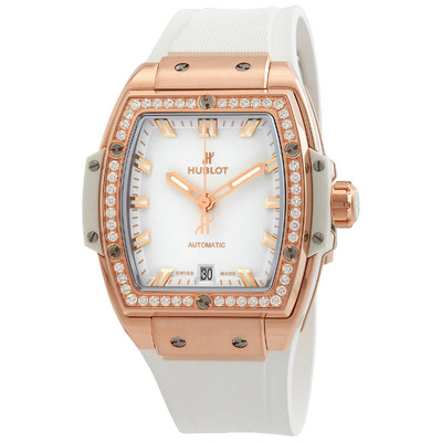 Hublot Big Bang Automatic Diamond White Dial Watch 665.OE.2080.RW.1204 (arb2765)