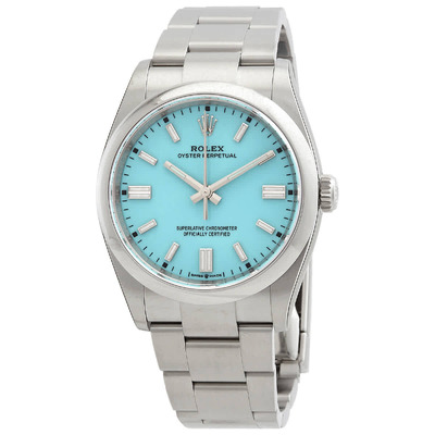 Oyster Perpetual 36 Turquoise Blue Dial Watch Ref. M126000-0006 Rolex (blue, arb7749)