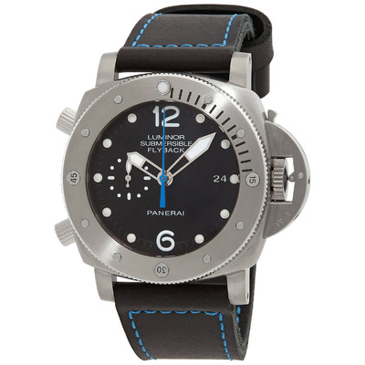 Panerai Luminor Submersible 1950 Chronograph Automatic Black Dial Mens Watch PAM00614 (black, arb6308)