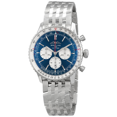 AB0137211C1A1 Breitling Navitimer B01 Chronograph Automatic Blue Dial Mens Watch (blue, arb1305)