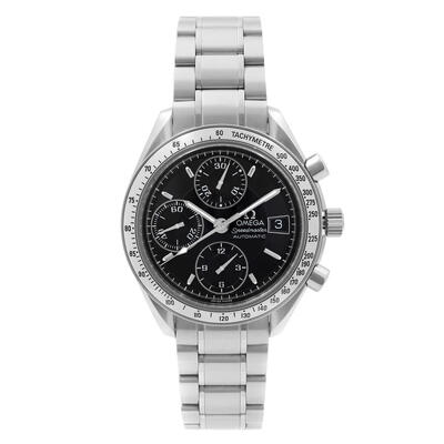 Pre-owned Omega Speedmaster Chronograph Automatic Black Dial Mens Watch, Model No. 3513.50.00 (black, arb21822)