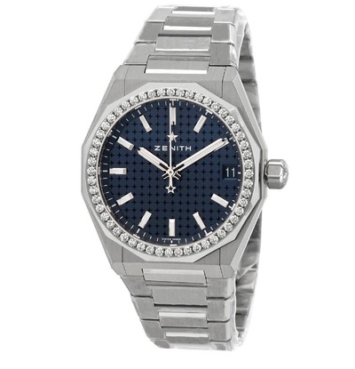 Zenith Defy Skyline 36 Automatic Diamond Blue Dial Ladies Watch - Article: 16.9400.670/51.I001 (blue, arb8170)