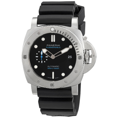 Panerai Submersible QuarantaQuattro PAM01229 Automatic Mens Watch Black Dial (black, arb4366)