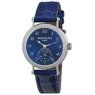 Ref.7121/200G-001 Patek Philippe Complications Hand Wind Ladies Watch (blue, arb5478)