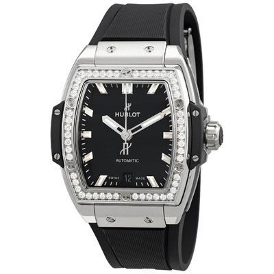 Hublot Spirit Of Big Bang Automatic Diamond Unisex Watch - Model 665NX1170RX1204 665.NX.1170.RX.1204 (black, arb2200)