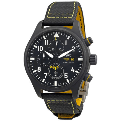 Men's IWC Pilot Chrono Royal Automatic IW389107 (black, arb3166)