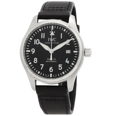 IWC Pilots Automatic Black Dial Mens Watch IW328201 (black, arb3113)