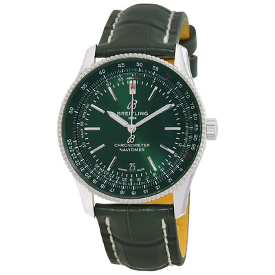 Breitling Navitimer Automatic Chronometer Green Dial Mens Watch A17326361L1P0 A17326361L1P1 (green, arb463)