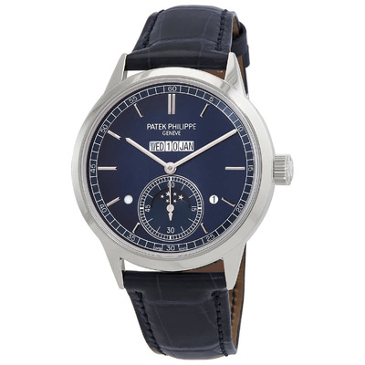 Patek Philippe 5236P-001 Mens Grand Complications In-Line Perpetual Calendar Blue Dial Watch (blue, arb4928)