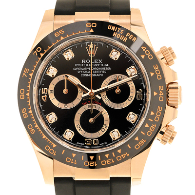 Rolex Cosmograph Daytona Chronograph Automatic Diamond Mens Watch 116515BKDR (black, arb7409)