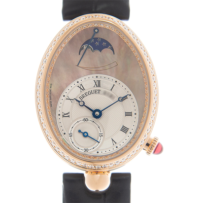 Breguet Reine De Naples Automatic Diamond Silver Dial Ladies Watch 8908BR/5T/964D00 8908BR/5T/964D00D (black, arb1530)