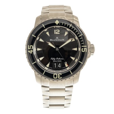Blancpain Fifty Fathoms Unisex Watch 505012b3098 (black, arb1223)