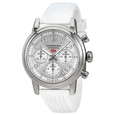 Chopard Mille Miglia Chronograph Silver Dial Watch - Model: 168588-3001 (arb2041)
