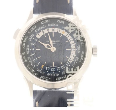 Patek Philippe 5230P-001 Complications World Time Automatic Mens Watch - Blue Dial, Platinum Case (blue, arb4922)