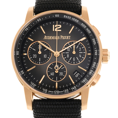 Audemars Piguet Code 11.59 Chronograph Automatic Mens Watch, Part No. 26393NR.OO.A002KB.01 (black, arb378)