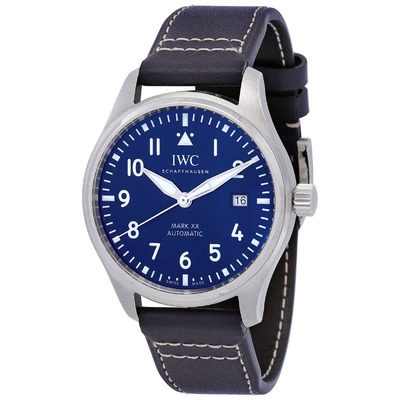 IWC Mark XX Pilots Automatic Blue Dial Mens Watch IW328203 (blue, arb3115)