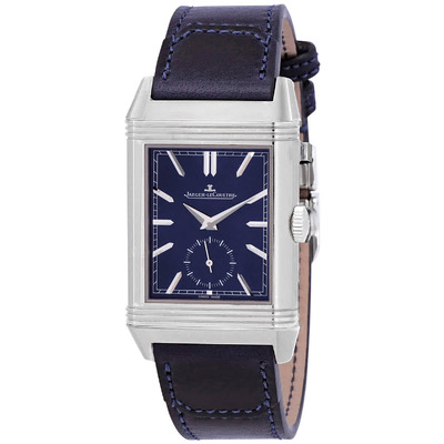 Jaeger LeCoultre Reverso Tribute Duoface Hand Wind Mens Watch Q3988482 (blue, arb3132)