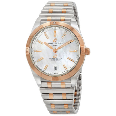 Chronomat Automatic Diamond White Dial Unisex Watch U10380101A2U1 Breitling (arb758)