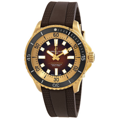 Breitling Superocean Chronometer Mens Automatic Brown Dial Watch N17376201Q1S1 (black, arb1138)