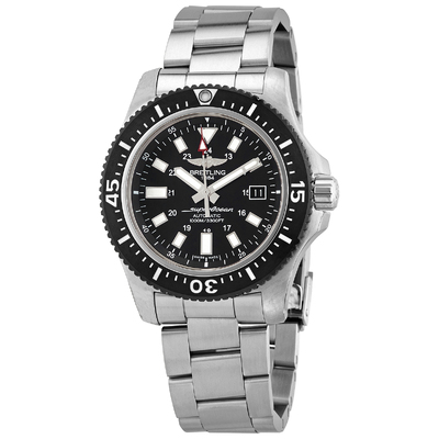 Pre-owned Breitling Superocean Special Mens Automatic Chronometer Black Dial Watch Y17393101B1A1 (black, arb24647)
